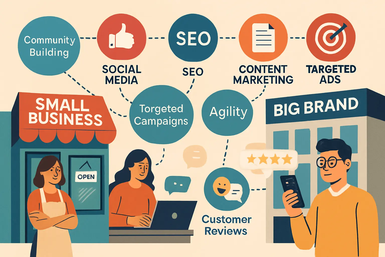 How Consistent Social Media Marketing Helps Small Businesses Compete with Big Brands - IncredibleSoftwares