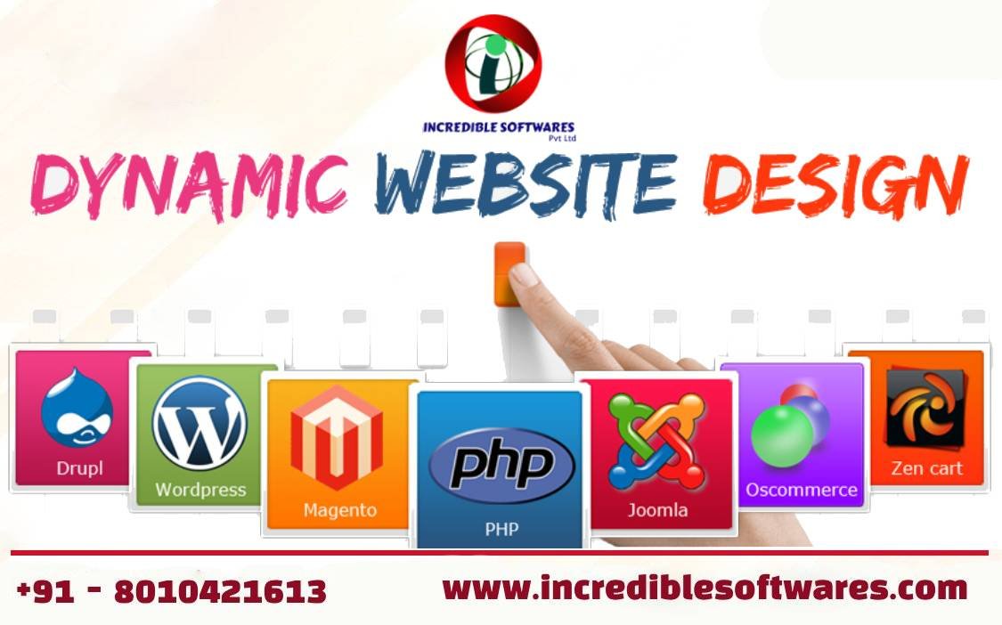Dynamic Website Designing Incredible Softwares