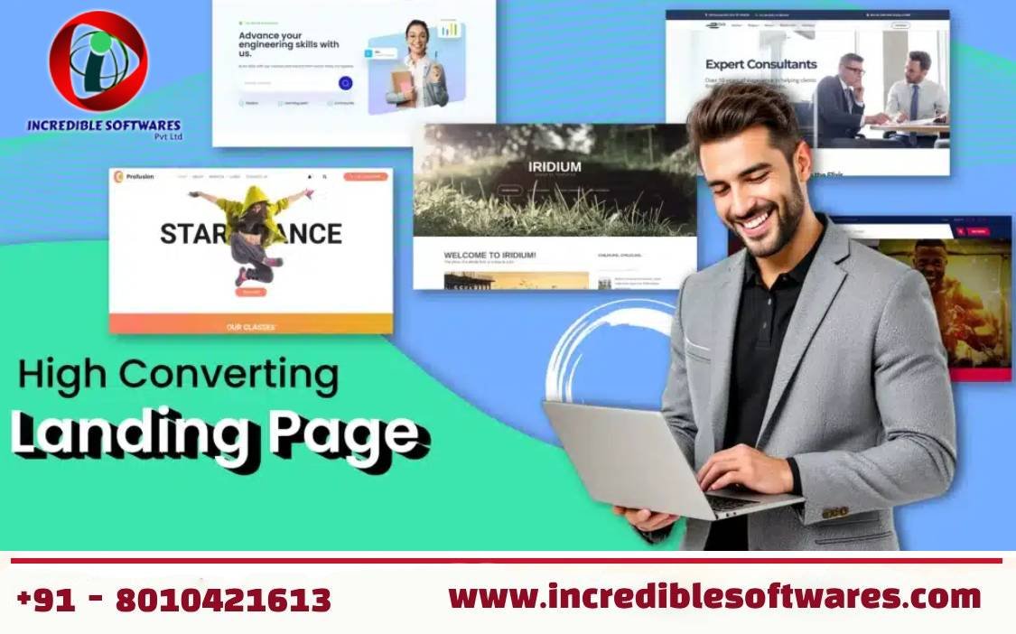 Landing Page Designing Incredible Softwares